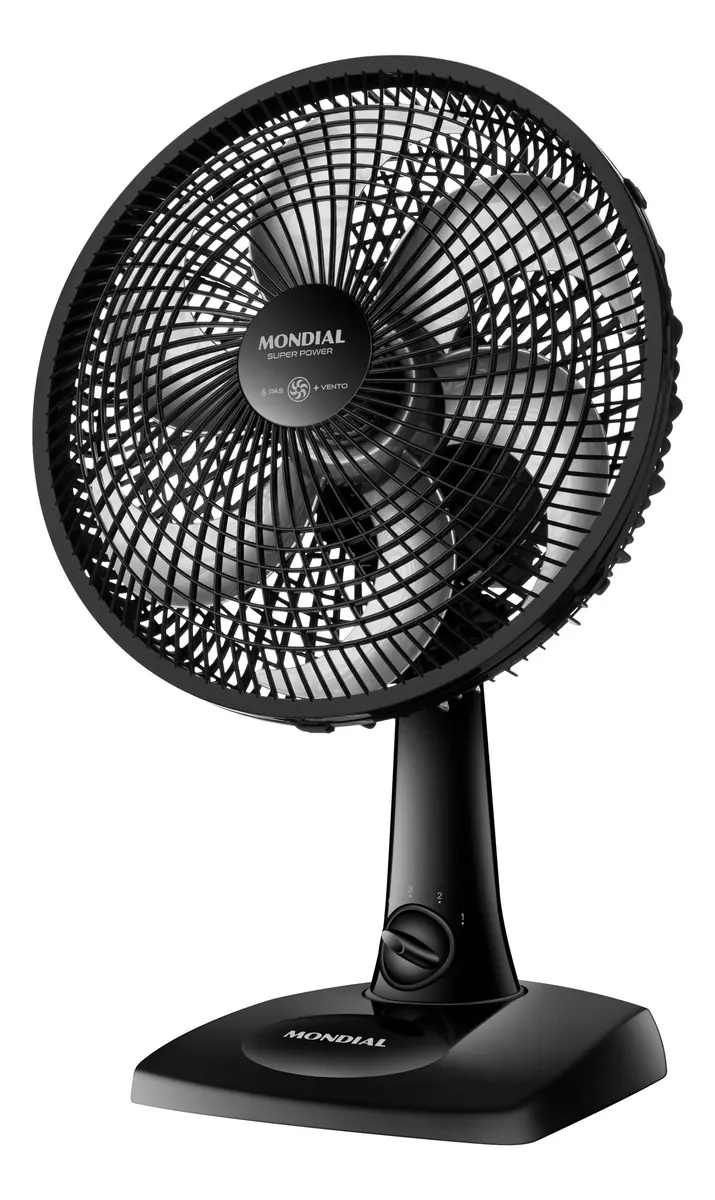 Ventilador de Mesa 30cm Super Power, Mondial, 60W - VSP-30-B Preto